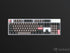 Teclas PBT en blanco premium
